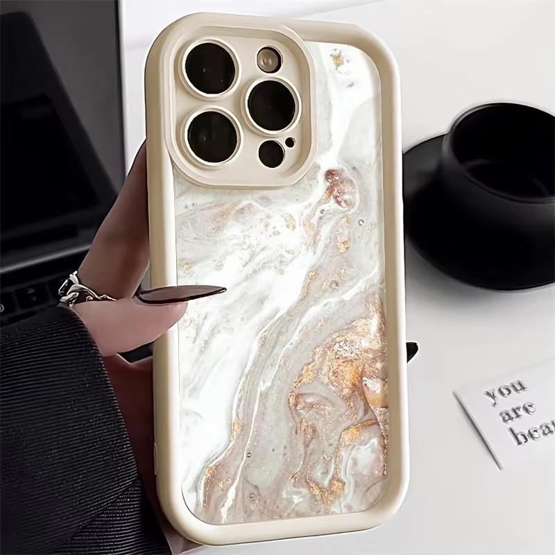 

Мягкий чехол для телефона с рисунком маслом и мрамором для Samsung Galaxy S25 S24 S23 Ultra S22 S21FE A55 A54 A53 A35 A34 A33 A15 A16 A56 A36 For S23
