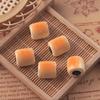 Miniature Bean Paste Roll and Fish Bread Resin Dollhouse Toy Accessories