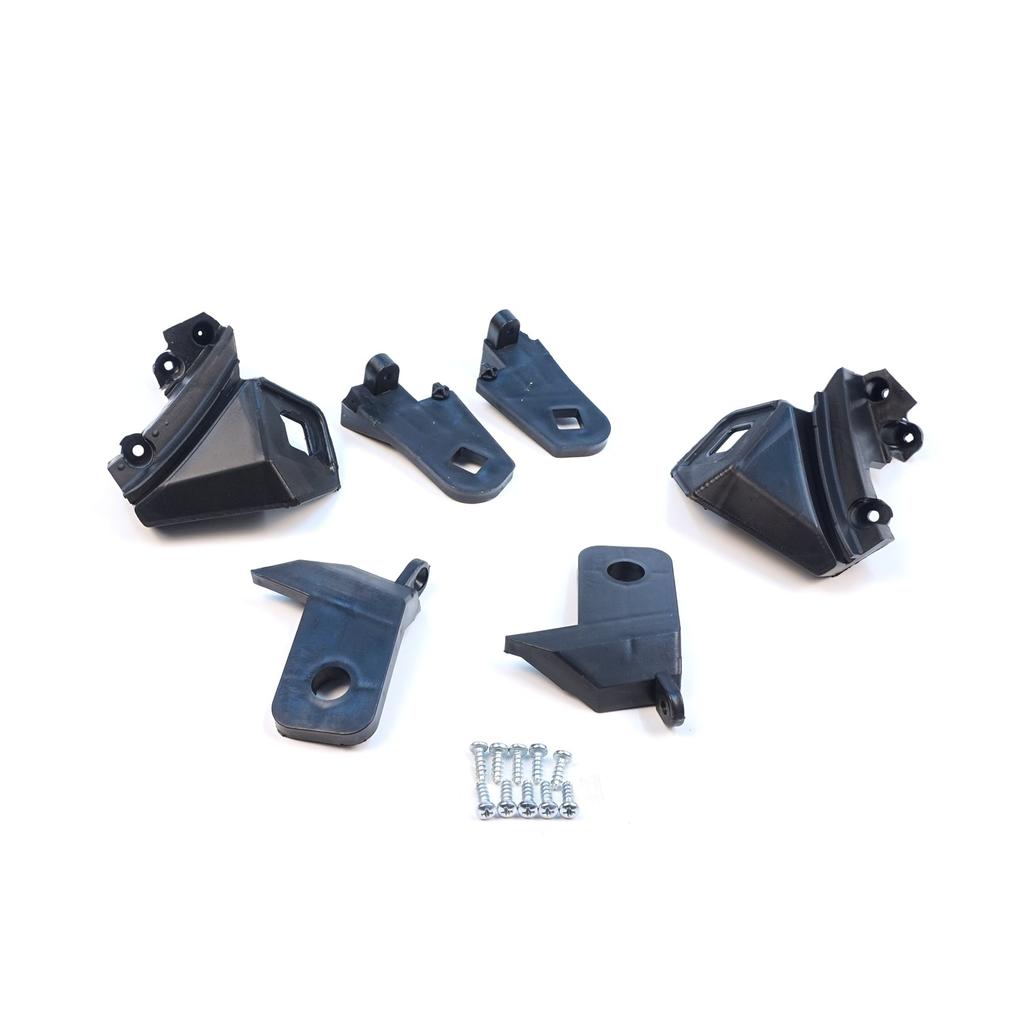 EHL500+EHL501 Headlight Holder Mount Repair Bracket Tab Set Left Right Side for Fiat Doblo MK2 263 2010-2014 Pre-Facelift 51810671 51810672
