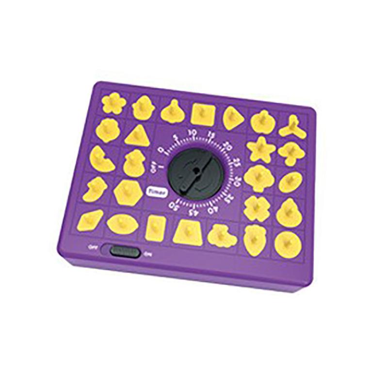 Children s Timing Matching Puzzle Game Early Education Educational Parent-child Interactive Board Game Toy 1Pcs фиолетовый