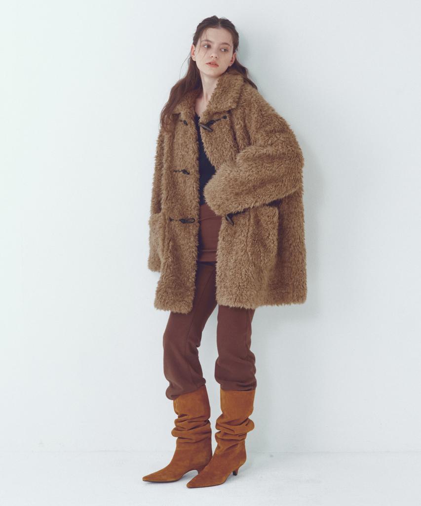CITTA Every Day Comfort Layered Skirt Pants_Ctb556(Brown)