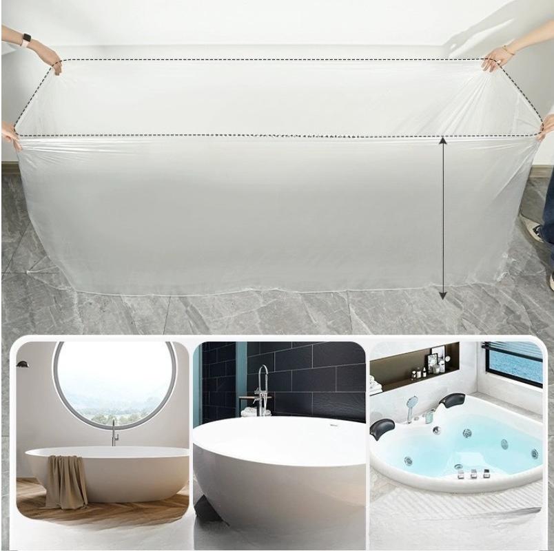 Disposable Bath Bags Thickened Bathtub Bath Bags Beauty Wooden Bucket Bath Bags Travel Hotel Bathtub Covers