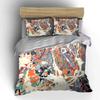 3Pcs Pollock Style Splatter Paint Bedding Set, Multicolor Abstract Print Duvet Cover + 2 Pillowcases, Modern Art Decor