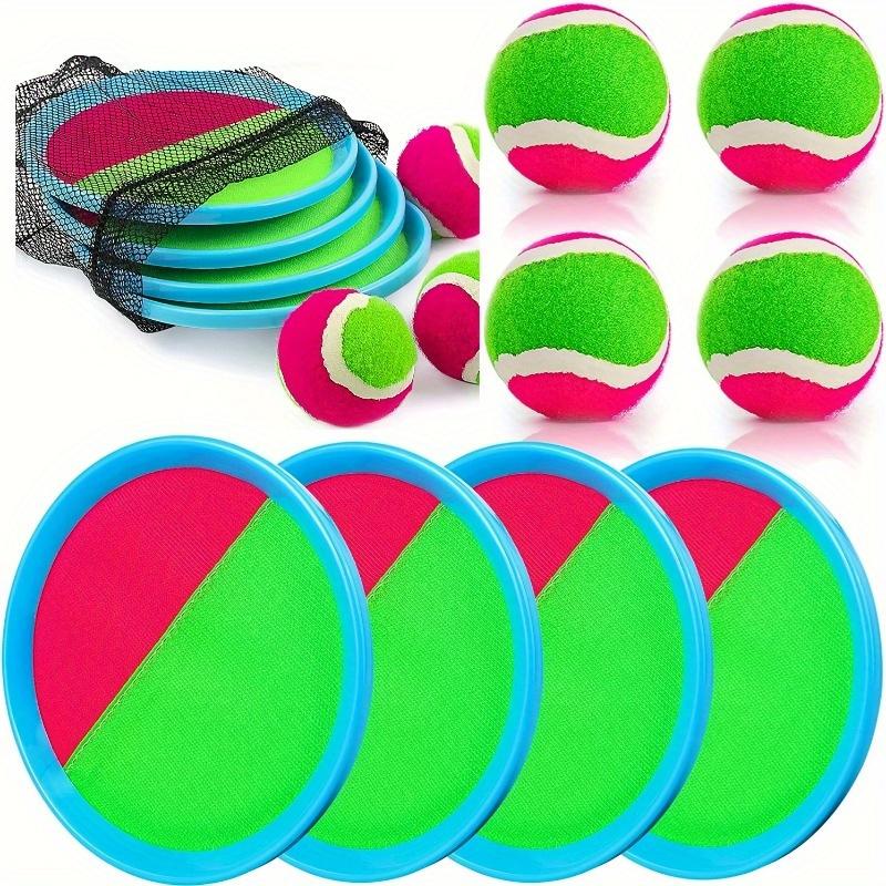 Sticky ball children's toys, Toss and ball set 2 balls and ball, perfect beach game set playground set backyard