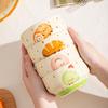 Cute Cartoon Hand Drawn Ceramic Bowls Household Daily Restaurant Homehold Tableware Noodles Rice Breakfast Milk Oats Fruit Bowl