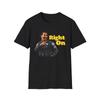 T-Shirt Unisexe Right On Police Academy Hightower Années 80 | Graphique Insigne Rétro