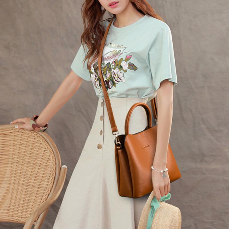 Luxusní značkové dámské kabelky Designové kabelky přes rameno Kožené kabelky Třívrstvé kabelky Crossbody pro ženy 2021