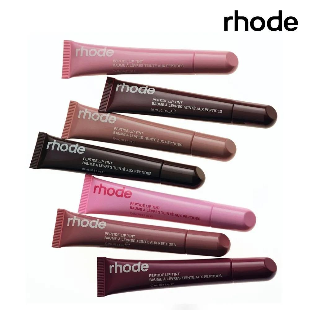 RHODE Hailey Beaver Peptide Lip Tint Lip Gloss 1. jelly bean