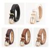 Korean Version of Ins Style Belt Women's Student Belt, Fashionable and Versatile Decorative Jeans Simple Casual Style Thin Belt