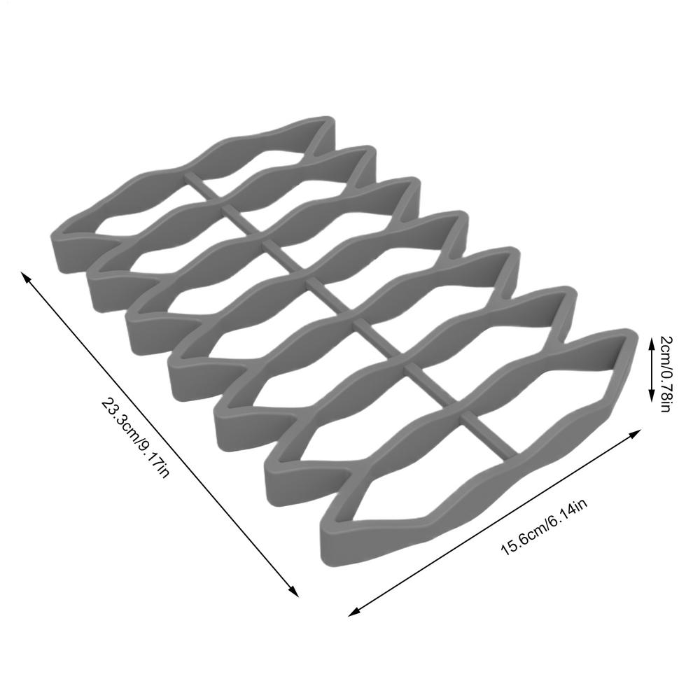 Grill Turkey Rack Silicone Roasting Rack for Baking Steaming Cooking Non Stick Easy to Clean Heat Resistant Cooling Rack