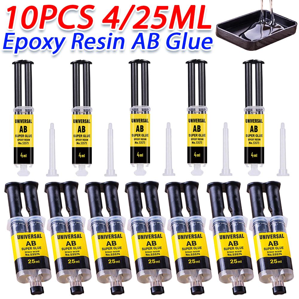 1-10PCS 25ML Portable Universal Adhesive Super AB Glue for Glass Metal Ceramic Hardware Multi-functional Convenient Repair Glue