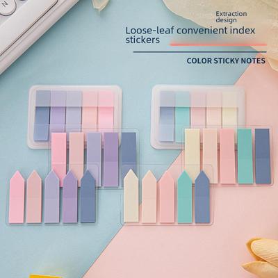 Morandi Color Sticky Notes Set - Stylish Index Stickers for Office & Students