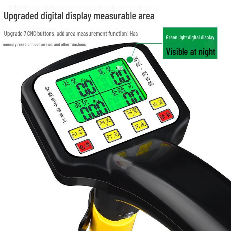 Mechanical Digital Road Measuring Wheel – Outdoor Roller Rangefinder for Engineering