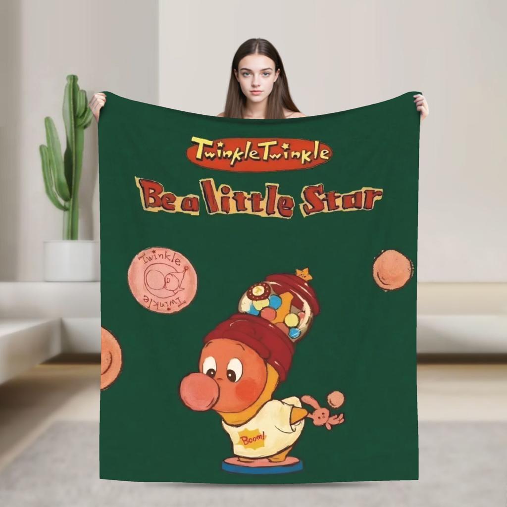 Twinkles Cartoon Twinkles Blankets Quality Super Warm Throw Blanket Autumn Airplane Travel Living Room Fluffy Bedspread