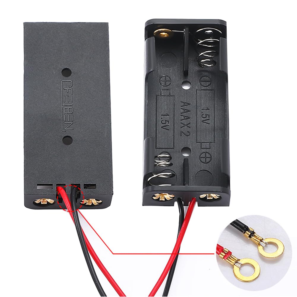 Samcos Set of 8 for AAA Batteries 1.5V Battery Box