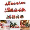 Xmas Train Ornament Table Decor Table Centerpieces Christmas Tree Decoration Train for Shop Window Outdoor Indoor Desktop Party