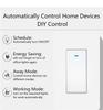 Alexa US Standard WiFi IP66 Rated PC 10A Touch Control Wall Light Button Switch Full House Coverage for Smart Home Device