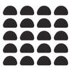 20 Piece Anti Slip Shoe Soles Protector Adhesive Rubber Pads For Women's High Heel Nonskid Traction Safety Grips