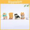 Entzückendes Shiba Inu Hachiko Sammlerfiguren-Set aus Sechs PVC-Hunde-Spielzeugen Niedliche Deko