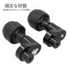 MAKGAGAAI Frame Sliders Engine Sliders Fairing Guards Compatible Models: Ninja400 Ninja250 Made of Aluminum and POM Anti-Tip Black