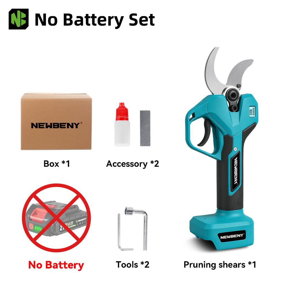 Newbeny 2 Gänge 65mm Bürstenloser Elektrischer Astschere Obstbaum Bonsai Astschere Elektrowerkzeuge Für Makita 18V Akku Stift