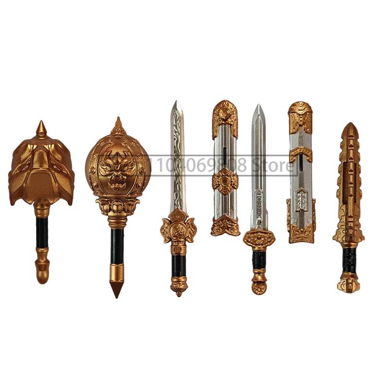 MOC Military Building Blocks Medieval Soldiers Knight Figures Weapons Accessories Witc Hat Helmet Shield Spear DIY Brick Toy T10