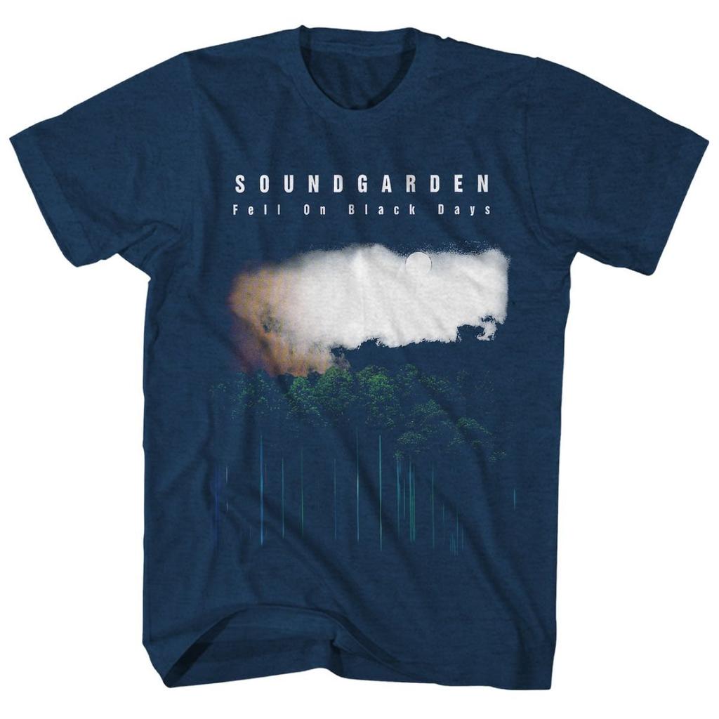 Soundgarden Voice Garden Punk Band American Retro Oversize High Street Cotton Mens and Womens Short Sleeve Tshirt