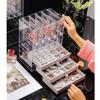 Multi Level Jewelry Tray Jewelry Display Stand Bracelets/Necklaces/Bangles Holder Transparent Jewelry Storage Box