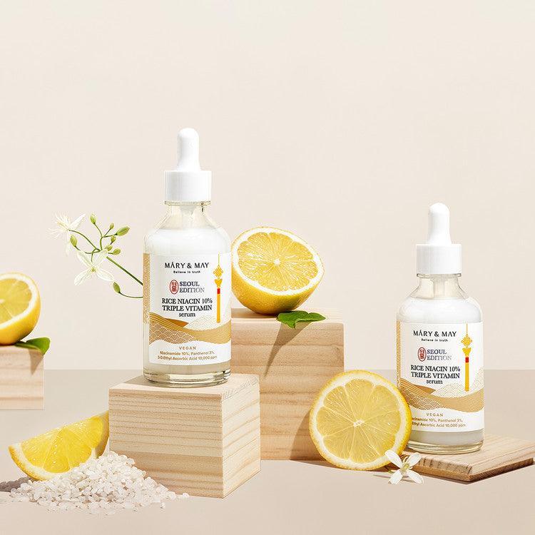 Mary&May Serum z Potrójną Witaminą Ryż Niacynamid 10% 80ml