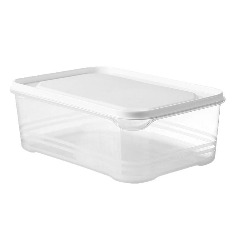 Sealed Food Grade Frozen Meat Storage Box with Lid for Household Refrigerator