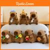Adorable Capybara Plush Backpack Large Capacity Cartoon Doll Bag For Girls