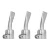 3 Pcs Flat Welding Nozzle 20mm Wide Mouth Stainless Steel PP PVC Welding Tip for Hot Air Gun