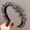 New Diamond-Studded Pleated Fabric Bow Headband, an Elegant And Stylish Hair Accessory