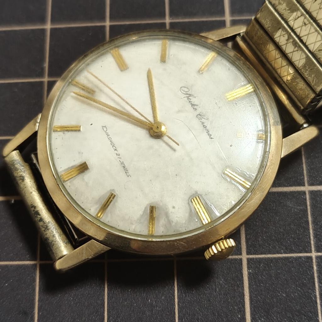 SEIKO Cronos Vintage Antique Watch Code [Working Condition] Men's Hand-Winding (Management K26)