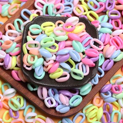 500g about1300Pcs Chain Beads Jewelry Making O Shape DIY For 11*16mm