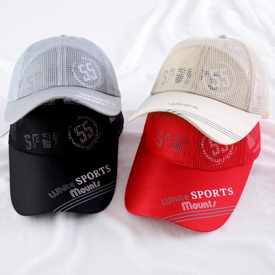 

Летняя бейсбольная кепка унисекс с полой сеткой. Хорошая воздухопроницаемость. Письменный принт. Быстросохнущая, с длинными полями. Регулируемая окружность. Сплошной цвет. Для путешествий на открытом воздухе. чёрный