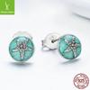 Starfish Stud Earrings For Women, Simple And Wonderful Stars S925 Sterling Silver Oil Drop Earrings Earrings.