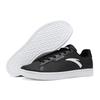 Anta Synthetic Leather Comfortable Slip Resistant Abrasion Resistant Low Top Skateboard Shoes Men's Black Sneakers 912028003-1