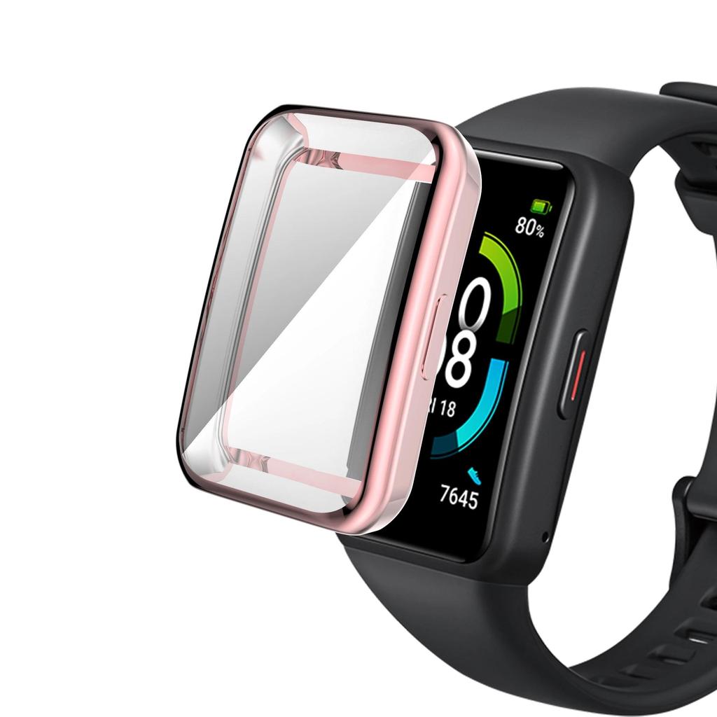 Plné ochranné pouzdro pro Huawei band 6 SmartWatch Pouzdra Kryt Šasi TPU Pro Huawei Honor Band 6 Chránič obrazovky Příslušenství