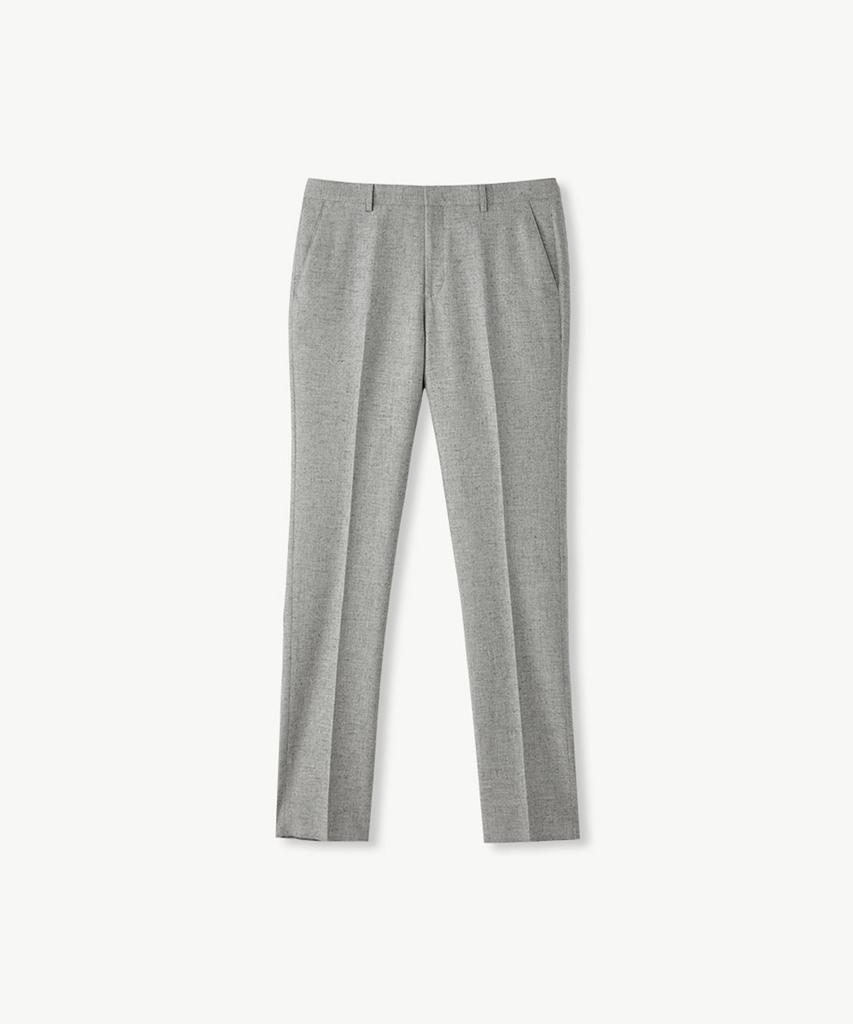 STCO Italy Marlane Linen Blend Formal Pants_Grey (Classic Fit)_Sslvb93Csg