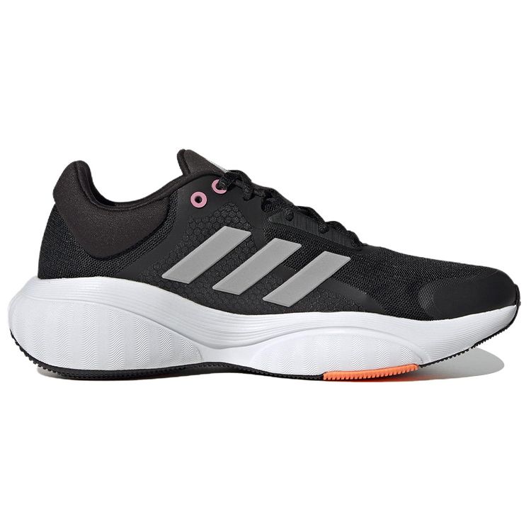 Adidas Response Comfortable Eco-Friendly Fabric Non-Slip Wear-Resistant Lightweight Low-Top Short Distance Running Shoes Women sneaker Black HP5927