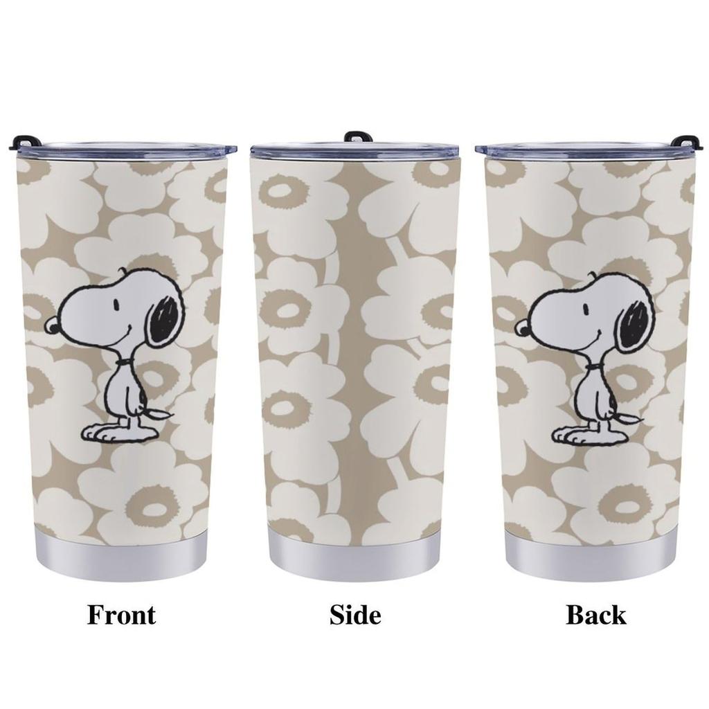 Miffy Snoopy Snufkin Little My Tumbler Mug Coffee Cup Convenience Store Cup Cold Insulation Water Bottle Direct Drinking Stainless Steel with Lid