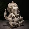 Unique Sandstone Ganeshas Elephant Statue for Personalizeds Home and Office Display