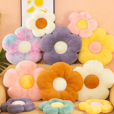 35 cm gefülltes Daisy Flower Sitzkissen Sonnenblumenform Kinder Mädchen Schlafzimmer Sitzkissen Büro Zimmer Dekor Sofakissen Plüschtiere