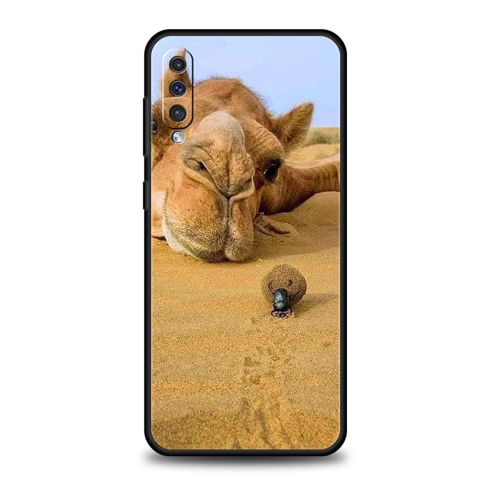 Animal Camel Phone Case for Samsung Galaxy A56 A36 A26 A16 A34 A24 A42 A22 A20 A12 A40 A30 A10 5G Soft TPU Cover Shell Funda Bag