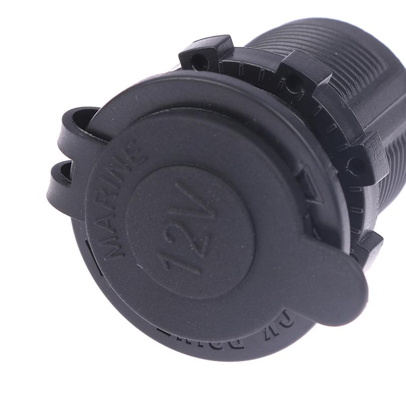 12V-24V Waterproof Car Cigarette Lighter Power Outlet Socket Receptacle Car Accessories For Auto Boat Motorcycle
