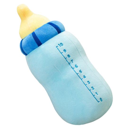 

40/60 см изысканная подушка для дивана, украшение, полностью наполненная плюшевой куклой, плед, детская мягкая игрушка, успокаивающая детская бутылочка S синий