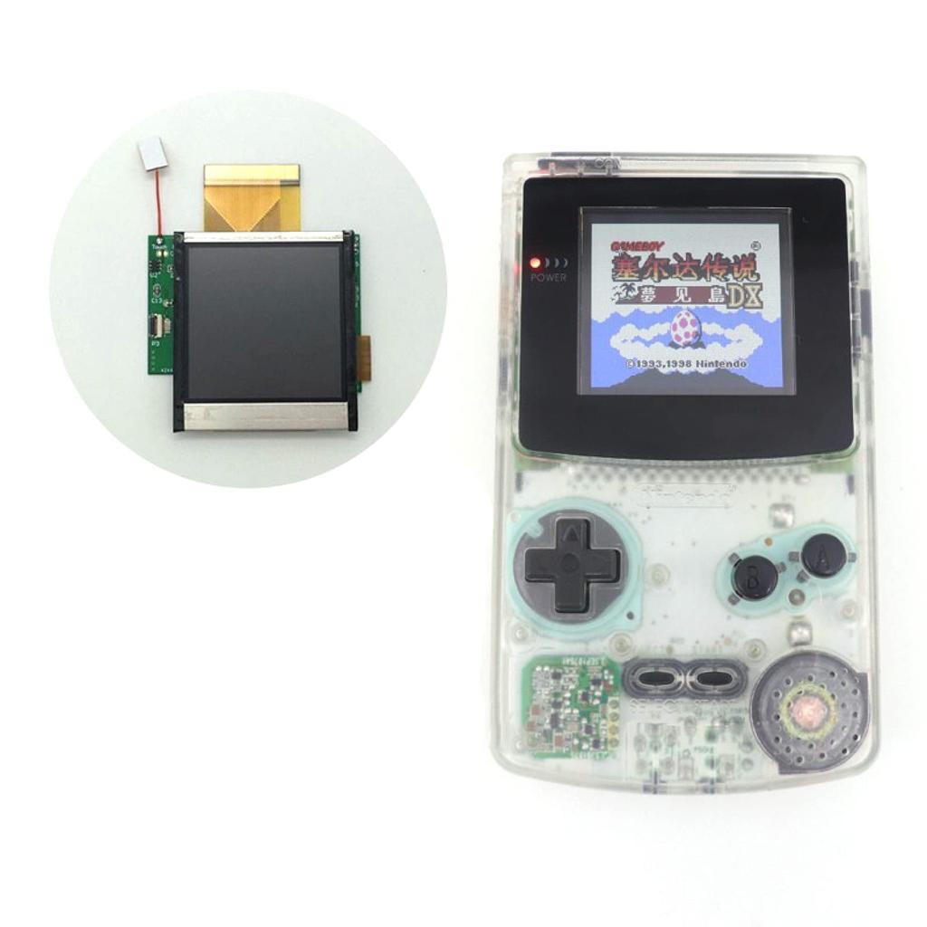Replacement Backlit LCD Screen Repair Kit for Nintendo Game Boy Color (GBC)