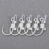 5/10/20Pcs Stainless Luminous Live Shrimp Hooks Sharp Barbed String Hook  for Fishing Accessories