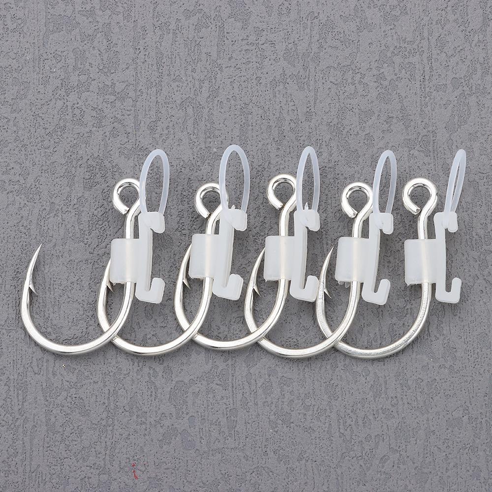 5/10/20Pcs Stainless Luminous Live Shrimp Hooks Sharp Barbed String Hook  for Fishing Accessories